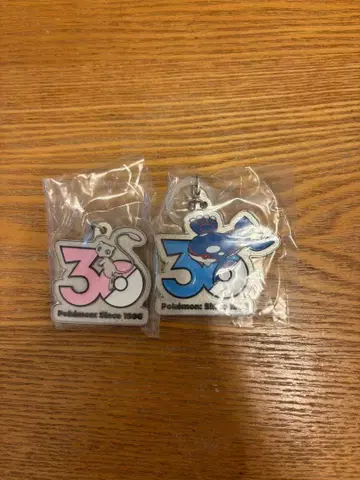 포켓몬 30주년 메탈 참 뮤우 카이오거 세트