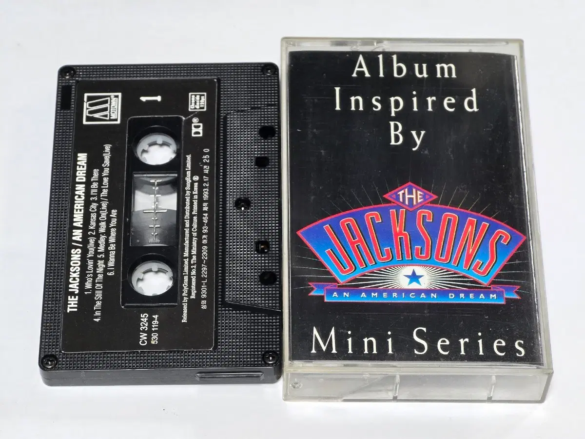 [희귀 카세트] 잭슨스 미니시리즈 OST - The Jacksons: A
