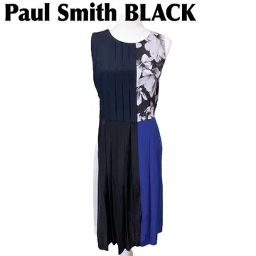 새상품급 ] Paul Smith Black 슬리브리스 플리츠 원피스 40