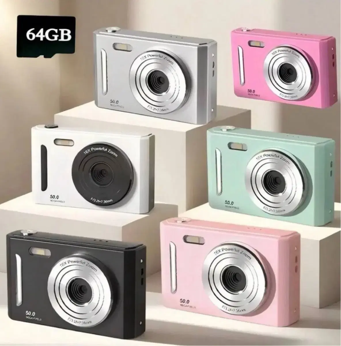 M26 CCD 카메라 핑크 64GB