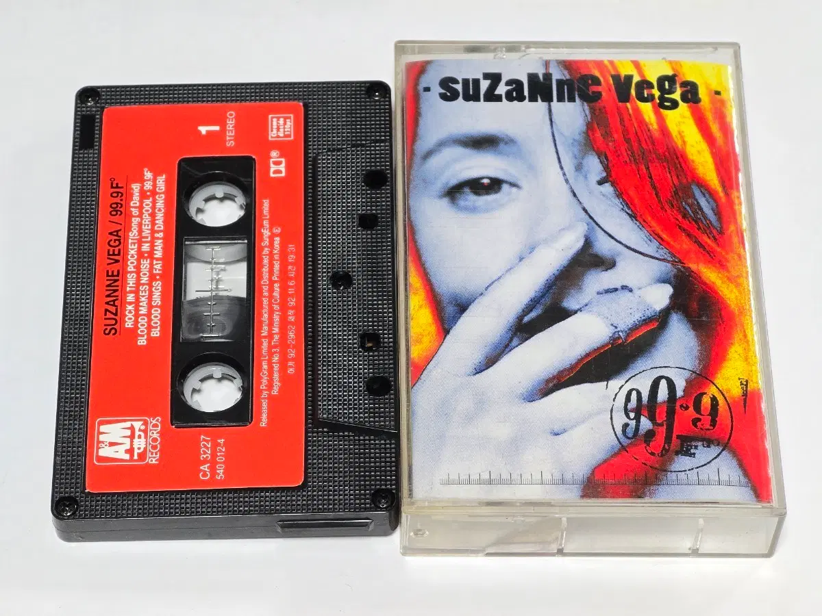 수잔 베가(Suzanne Vega) - 99.9 라이선스 카세트테이프