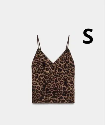 ZARA 자라 애니멀 무늬 튤 상의 새상품, 미사용