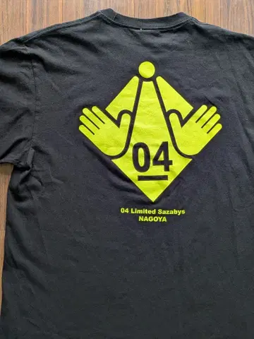 04 LIMITED SAZABYS 04금 T셔츠 XL 블랙 포리미