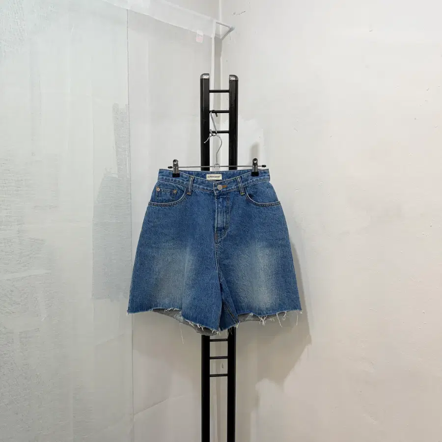 (S)쓰리쿼터 워싱 반바지 숏츠 청바지 청반바지 4386