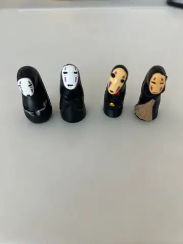가오나시 미니 피규어 4종 세트