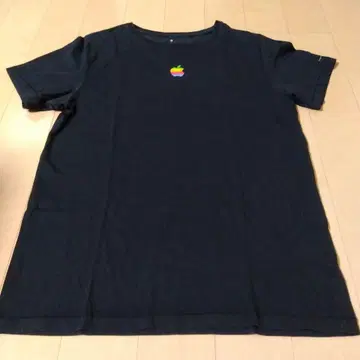 Apple 레인보우 로고 T셔츠 M 사이즈