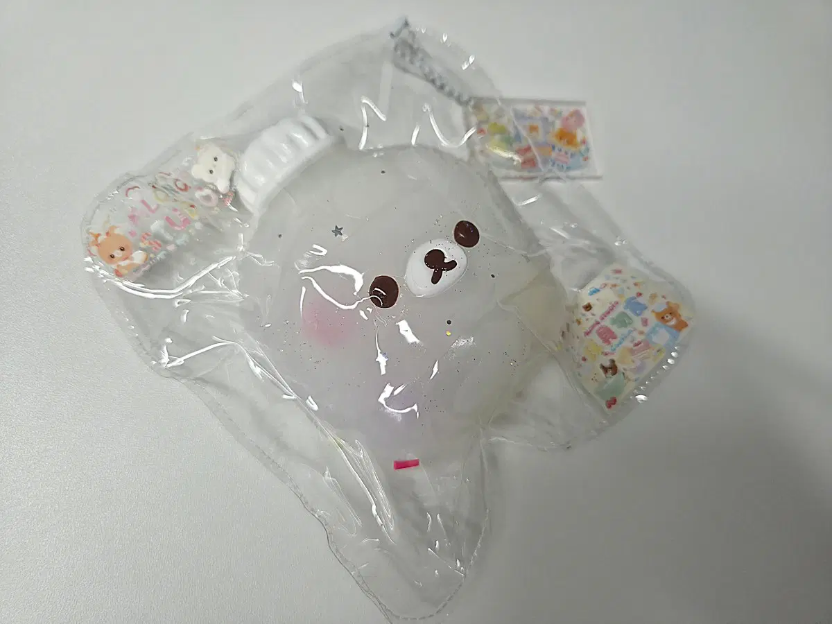 리락쿠마 물병 말랑이