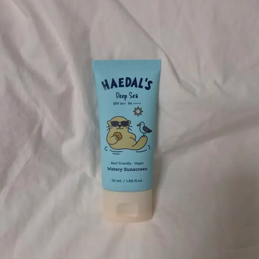 (새상품) 해달씨 딥씨 워터리 선크림 SPF50+ PA++++