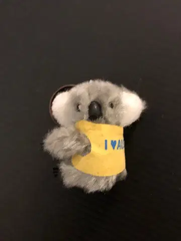 코알라 키링 I AUSTRALIA 옐로우 컬러 빈티지