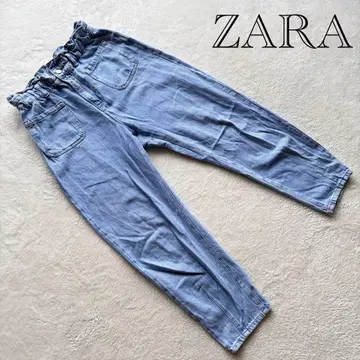 새상품급 터키산 ZARA [ M ] 라이트 블루 하이웨스트 데님 팬츠