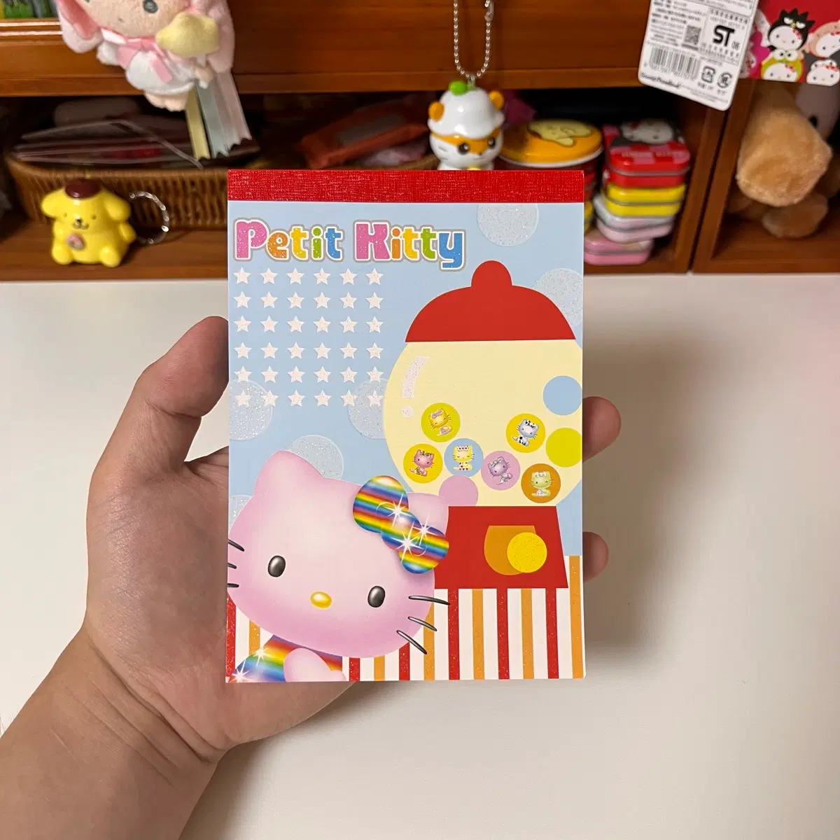 고전키티 petit키티 쁘띠키티 무지개키티 키티메모지