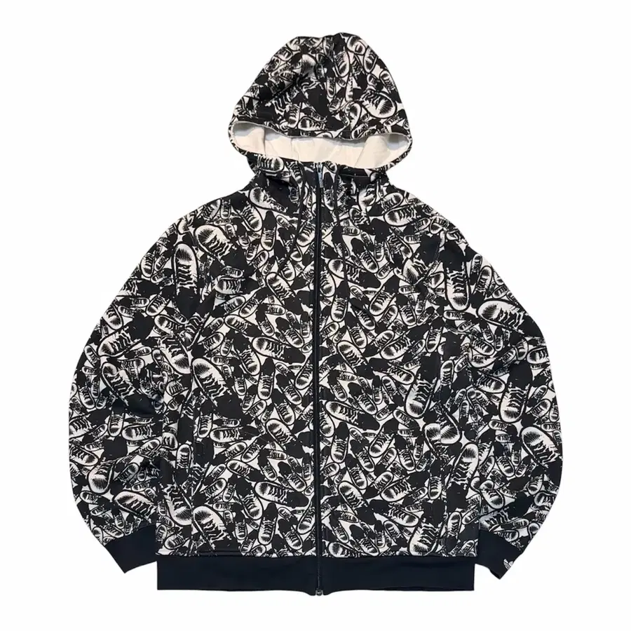 00s 아디다스 슈퍼스타 올오버 프린팅 희귀 후드집업