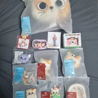 쁘넥도 팝업 캣삐 플러쉬키링 키링 응원봉 커버 카메라 포카홀더 쿠션