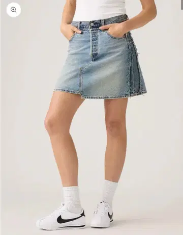 리바이스 디콘스트럭티드 엣지 스커트