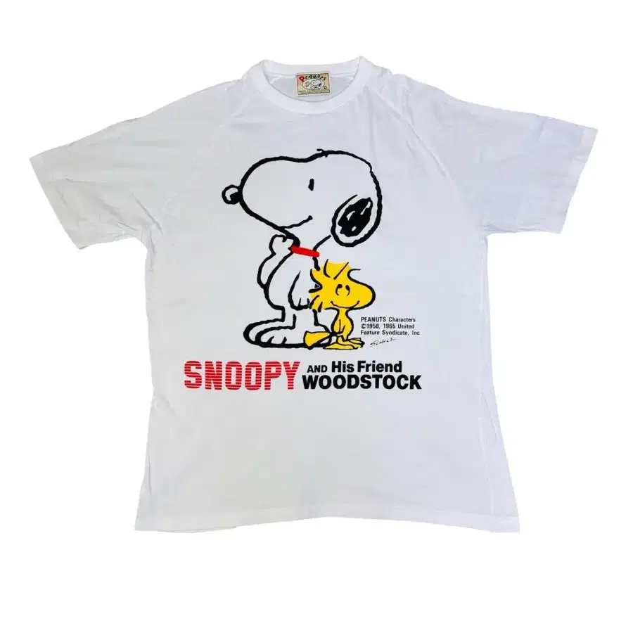 빈티지 90s 스누피 우드스탁 SNOOPY WOODSTOCK 래글런티
