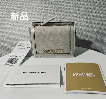 MICHAEL KORS 3단 폴더형 지갑 LT CREAM