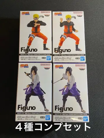 NARUTO-나루토- 질풍전 Figuno 나루토 사스케 전 4종 세트