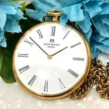 [레어] ORIENT MON BIJOU SWISS 회중시계 골드 스위스