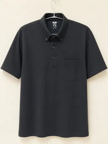 UNIQLO 에어리즘 카노코 피케 셔츠 BK 2장 세트 + 이어폰