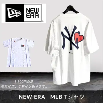 NEW ERA/뉴에라 MLB 오버 사이즈 티셔츠 양키스 블랙 S