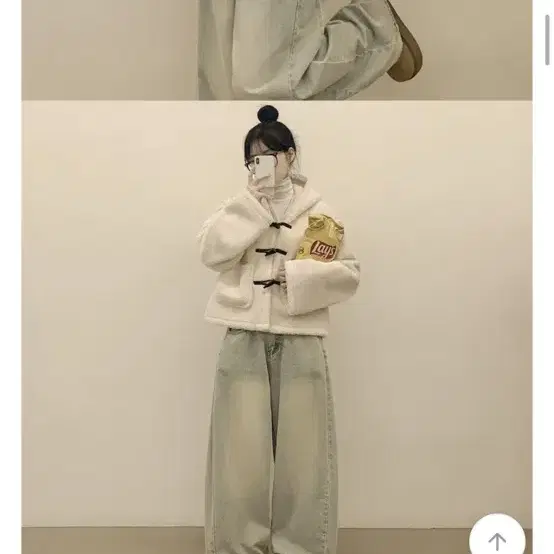 에이블리 양털 떡볶이 코트