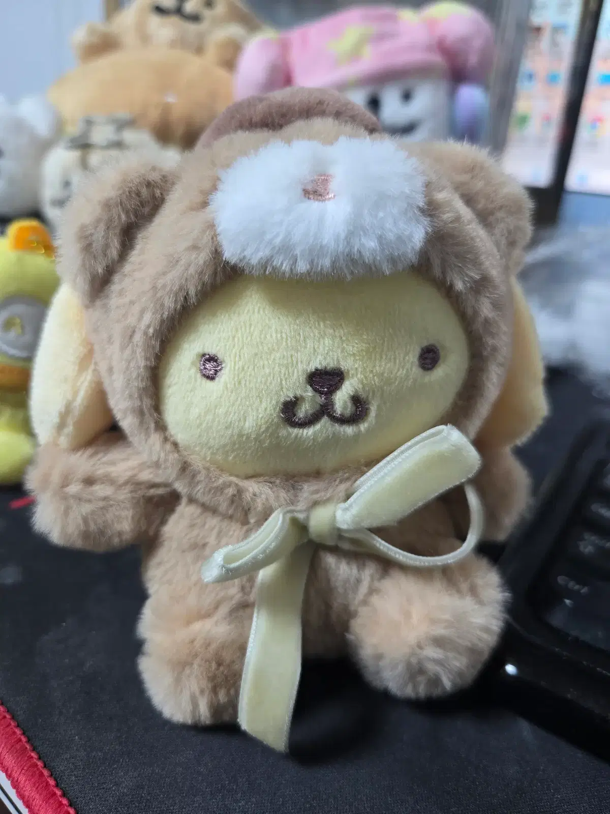 폼폼푸린 곰돌이 키링 +덤