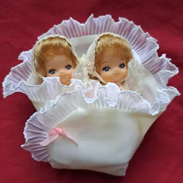리카짱 쌍둥이 아기 쇼와 레트로 레어 1970년대