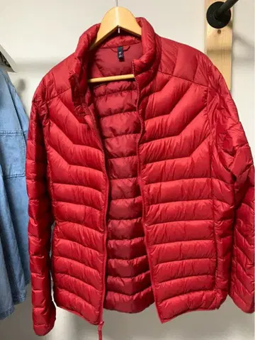 Abercrombie & Fitch 다운 자켓 레드 XL