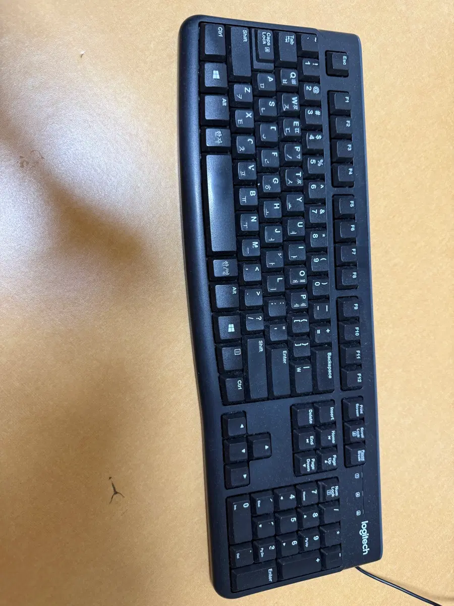 로지텍 logitech 유선 키보드 K120