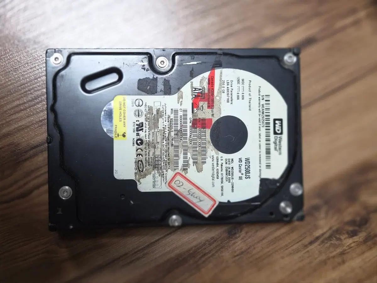 WD 컴퓨터하드 WD2500JS 250GB