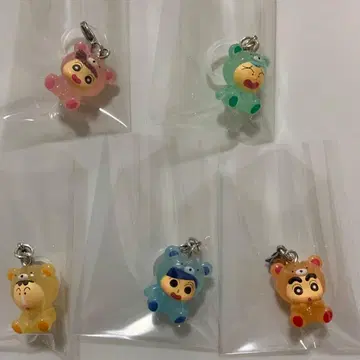 짱구는 못말려 다 같이 곰 파자마 마크 액세서리 컴플리트 세트