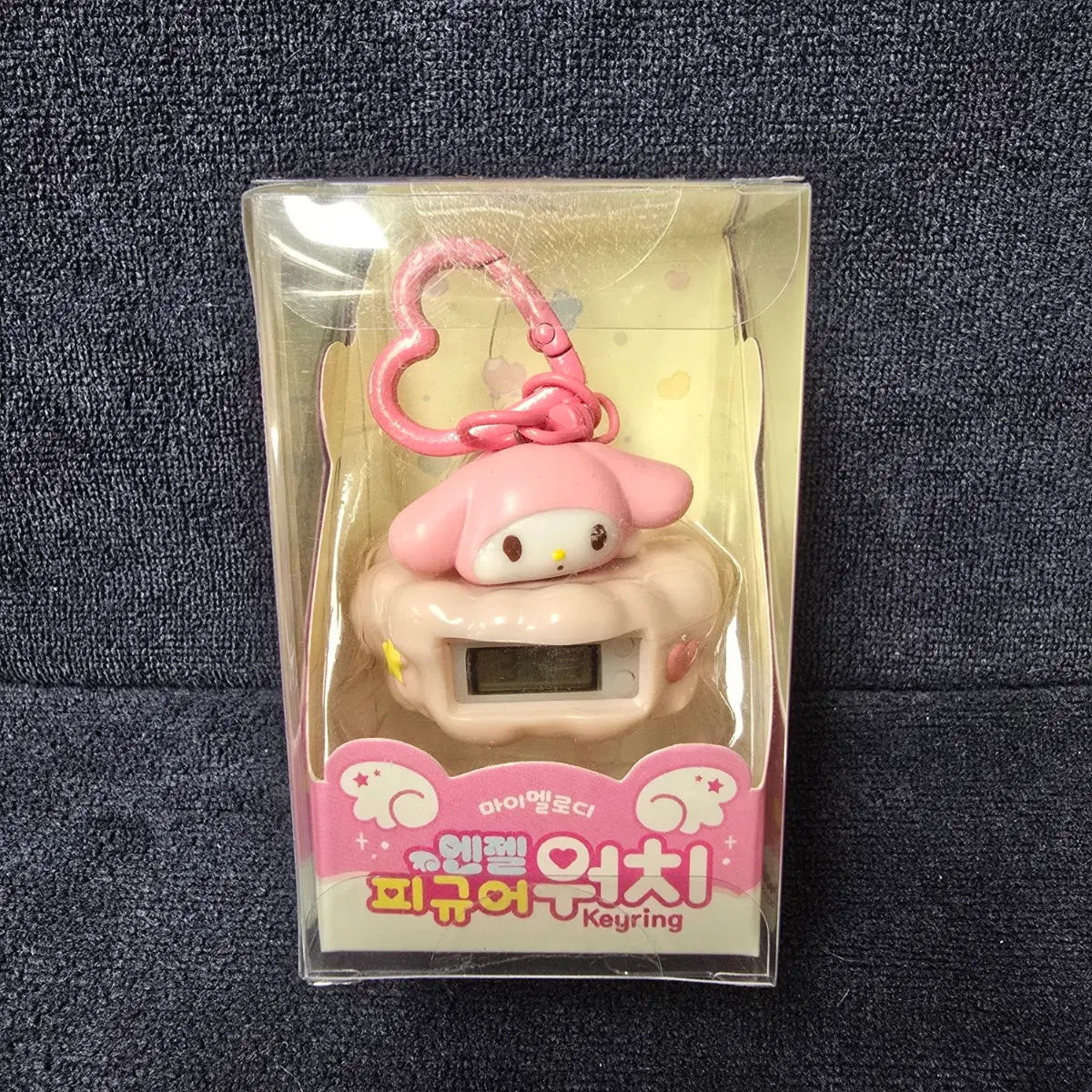 마이멜로디 엔젤 피규어 워치 산리오 정품 키링 가방걸이