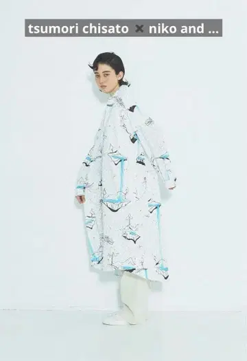 TSUMORI CHISATO 니코앤드 콜라보 셔츠 원피스