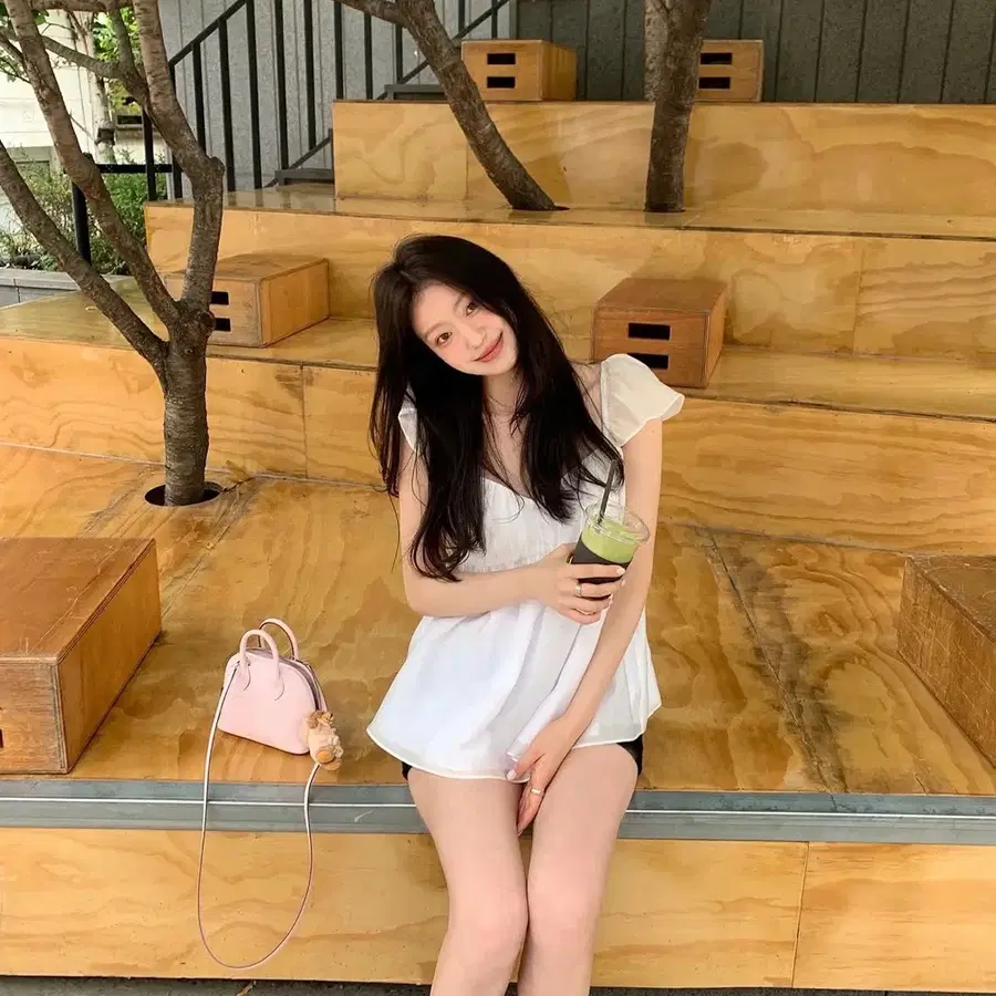 르플레인 엔젤 블라우스 s