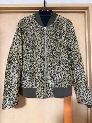 DRIES VAN NOTEN 16SS 리버서블 블루종 레오파드 무늬