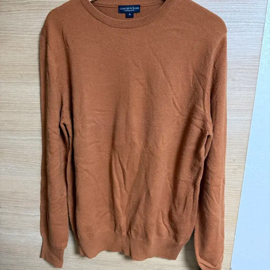 [XL] 지오다노 GIORDANO 컨셉원 니트 브라운