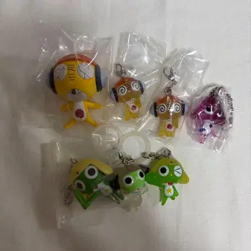 케로로 기로로 쿠루루 캡슐 토이 마스코트 7종 세트