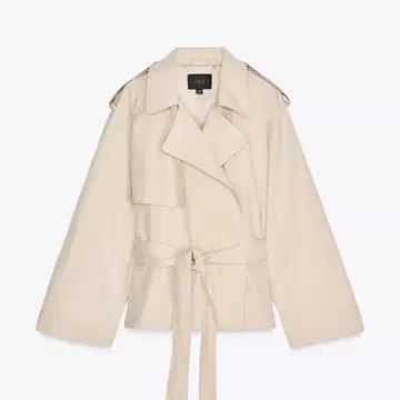 ZARA 벨트 포함 숏 트렌치코트