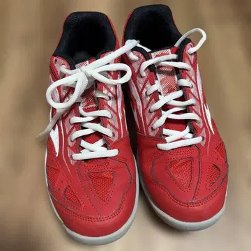 MIZUNO 테니스화 레드 x 화이트