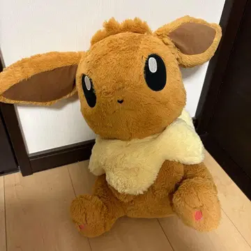 포켓몬 센터 한정판 폭신폭신 안고 자는 봉제 인형 이브이 등신대 사이즈