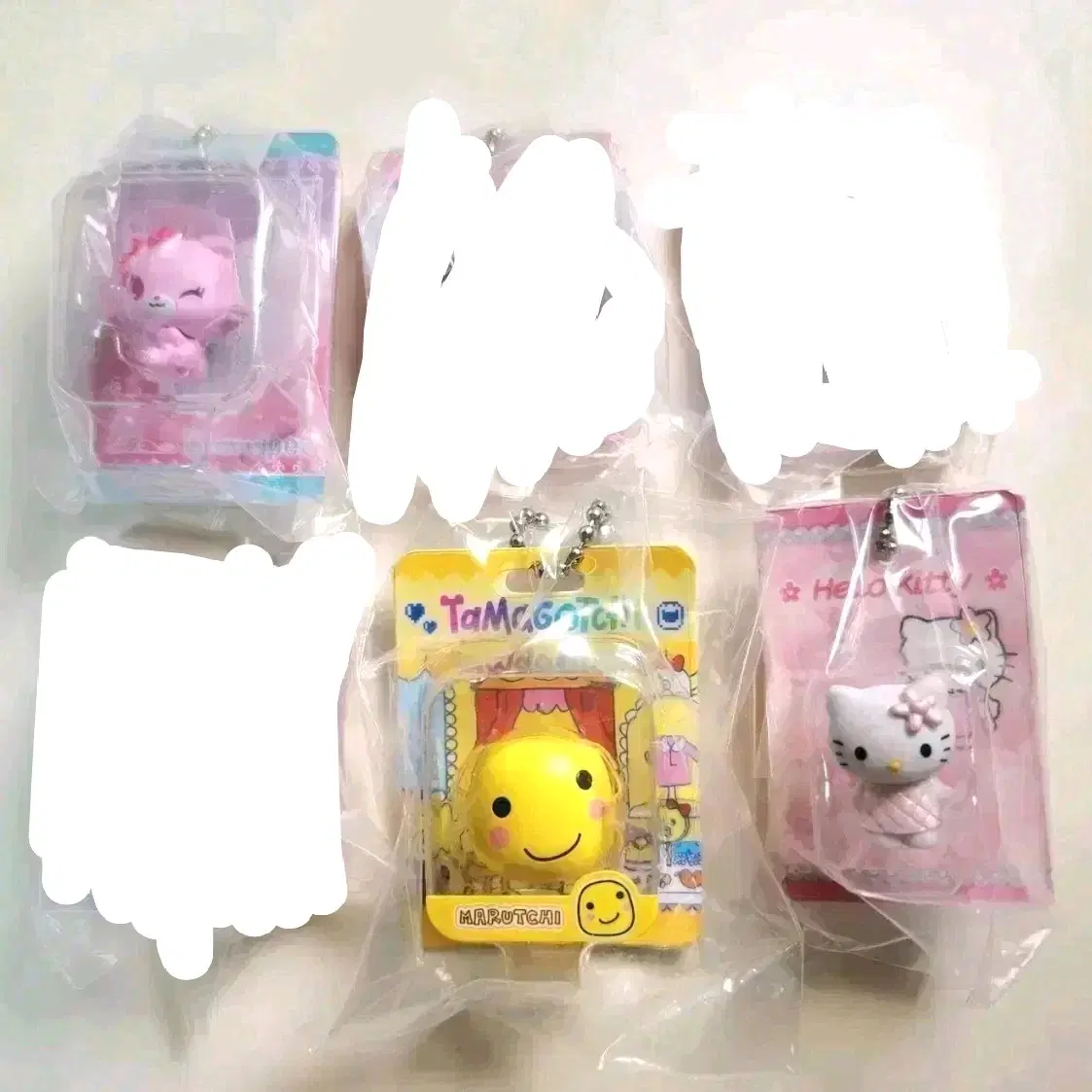 [개별판매] 산리오, 쥬얼펫, 다마고치 미니어쳐 블리스터 패키지 가챠- 가넷, 슈가버니즈 쿠로우사, 쿠로미, 마루치, 퀼트 헬로키티 반다이 가샤폰 키링