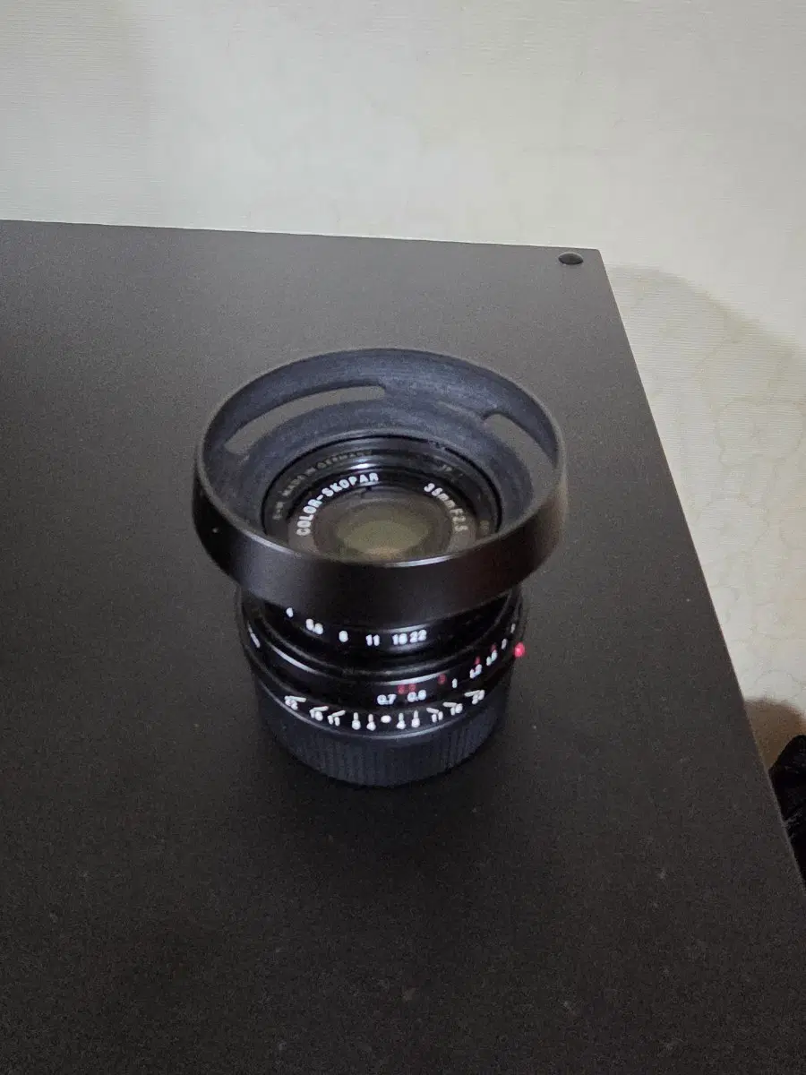 보이그랜더 컬라 스코파 35mm F2.5 슈나이더 필터 후드 포함 박풀