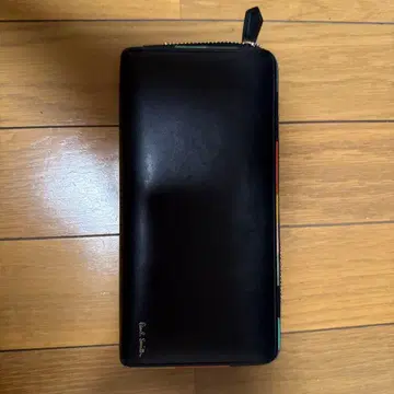 폴 스미스 라운드 지퍼 장지갑 블랙