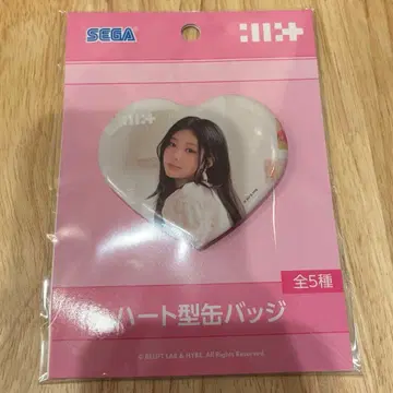 illit 원희 원이 하트형 캔뱃지