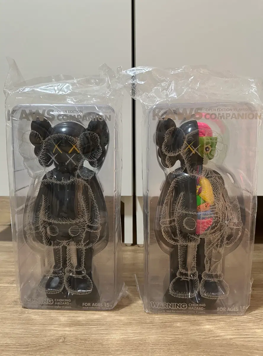 kaws 카우스 컴패니언 피규어 세트 블랙 총2개 미개봉