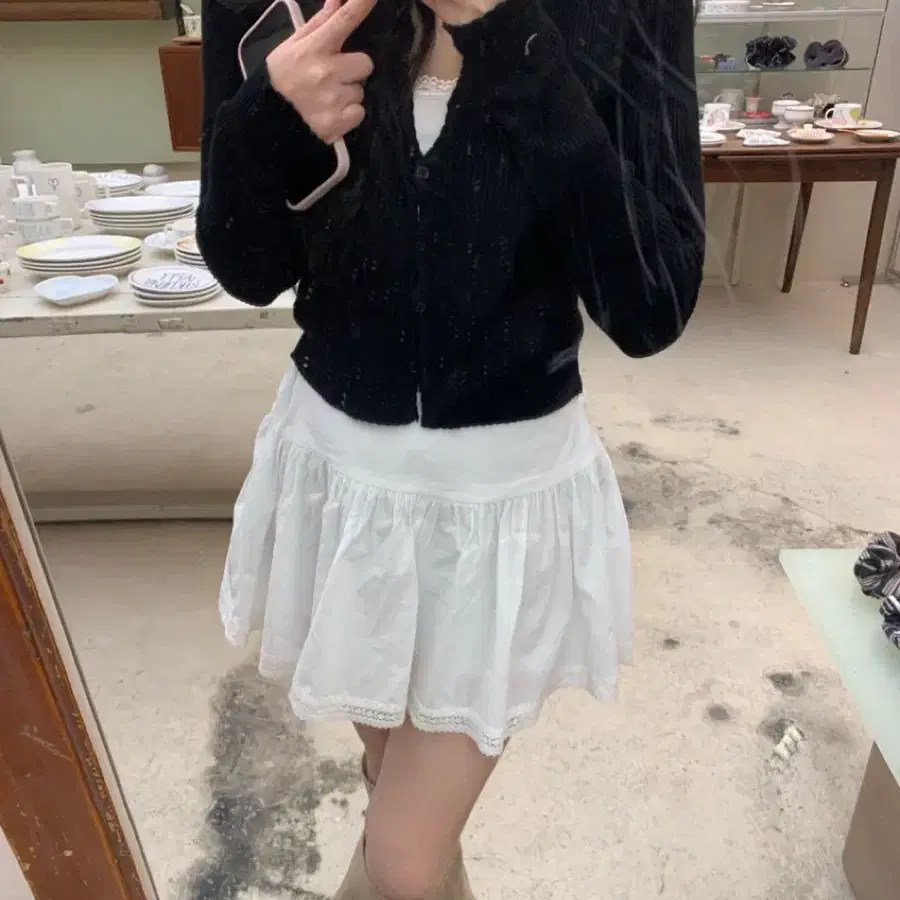 레브 플리 플레어 스커트