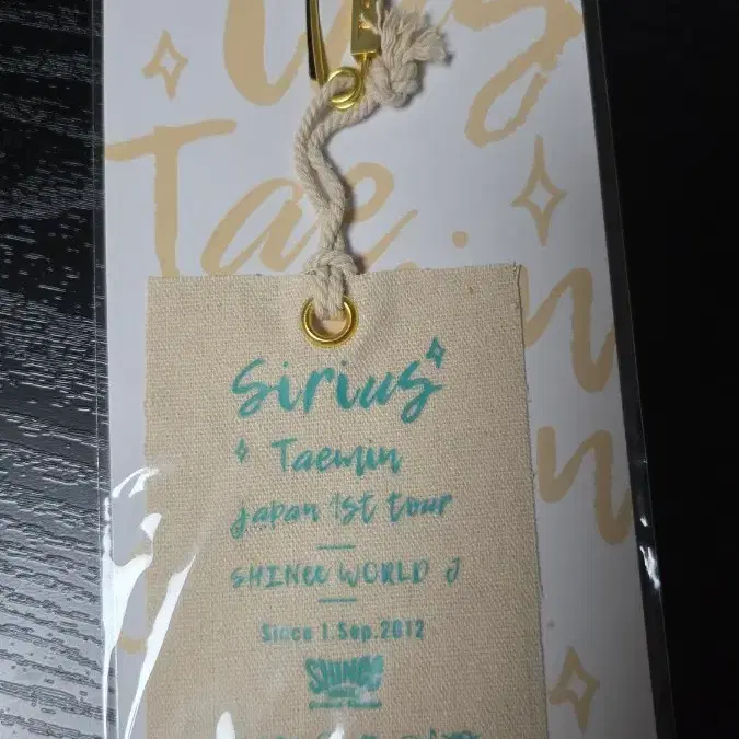 샤이니 태민 sirius 일본 투어 팬클럽 키링