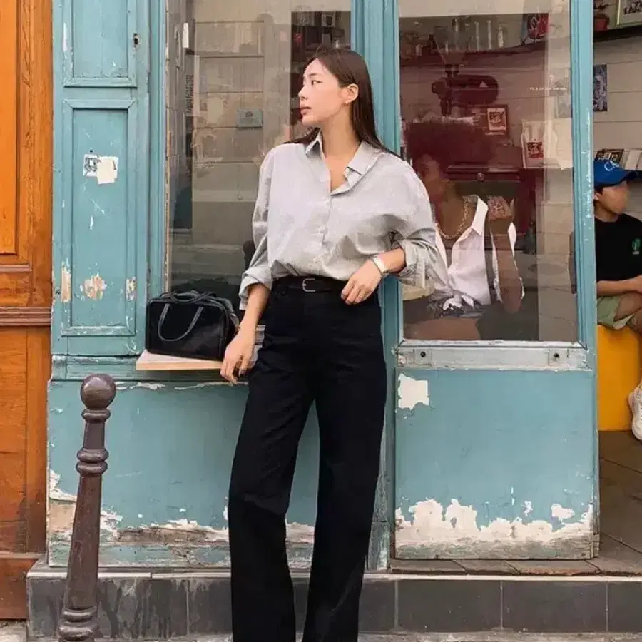 원로그 WONT 코튼 어글리 팬츠(블랙/숏기장 L) 판매합니다.
