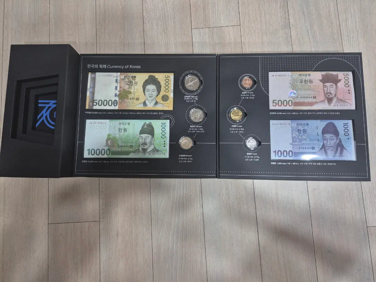 한국은행 발행 조폐공사 창립 70주년 화폐 주화 민트세트