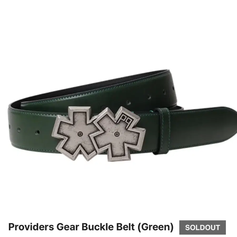 프로바이더스 gear buckle belt green